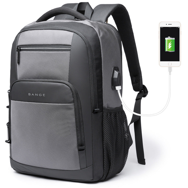 Breeze Unisex Travel Backpack – Waterproof Large Capacity with USB Charging 2