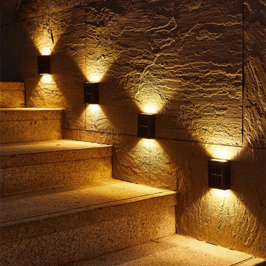 Calyx Outdoor Solar Garden Lights – Wireless LED Illumination for Cozy Evenings 0