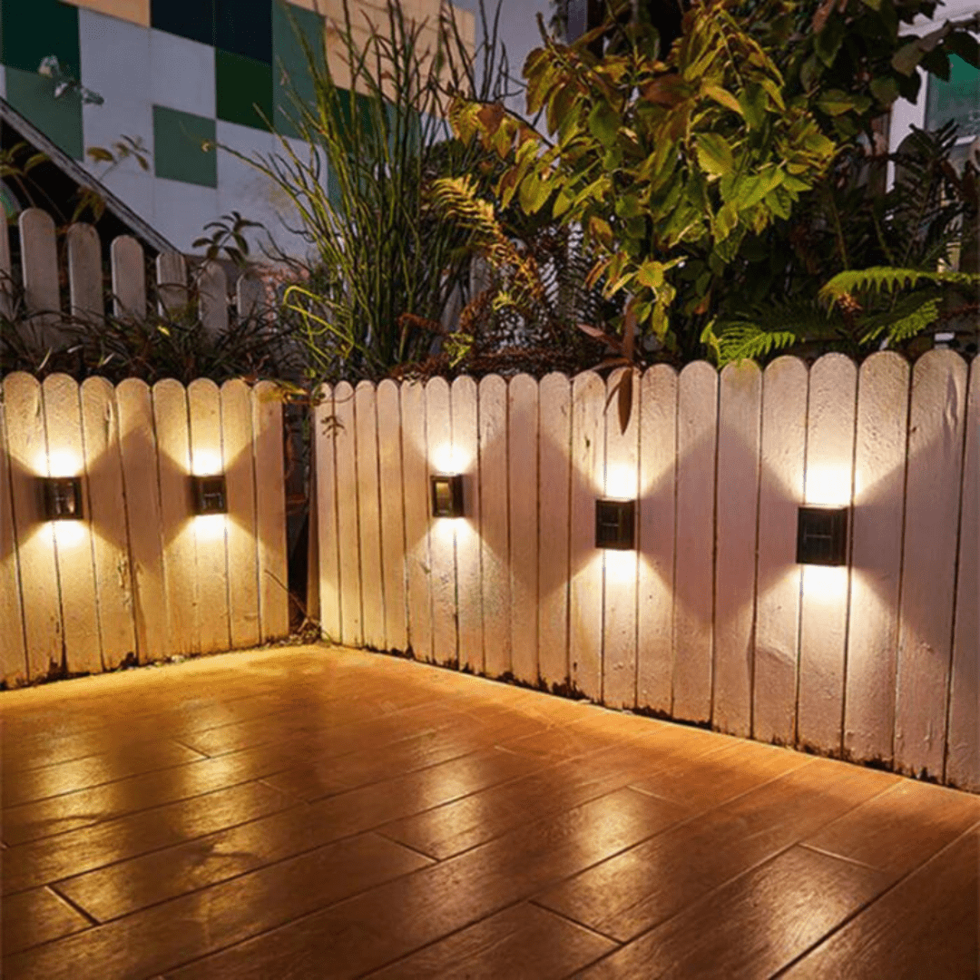 Calyx Outdoor Solar Garden Lights – Wireless LED Illumination for Cozy Evenings 1
