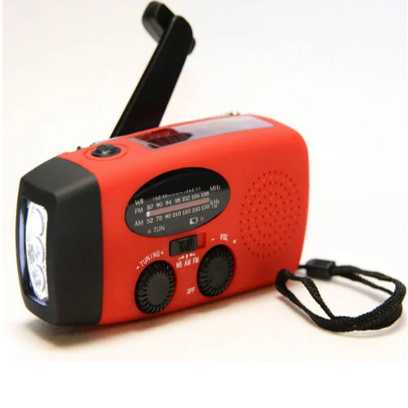 Eclipse Hand Held Crank Radio – 3-in-1 Emergency Device with Flashlight and Power Bank 1