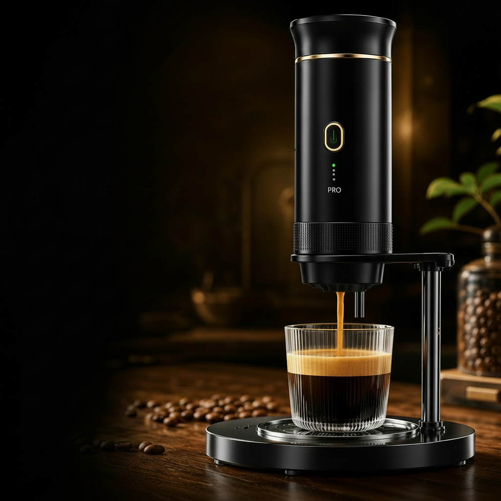 Evara Portable Espresso Maker – Wireless 3-in-1 Coffee Machine for Travel Convenience 0