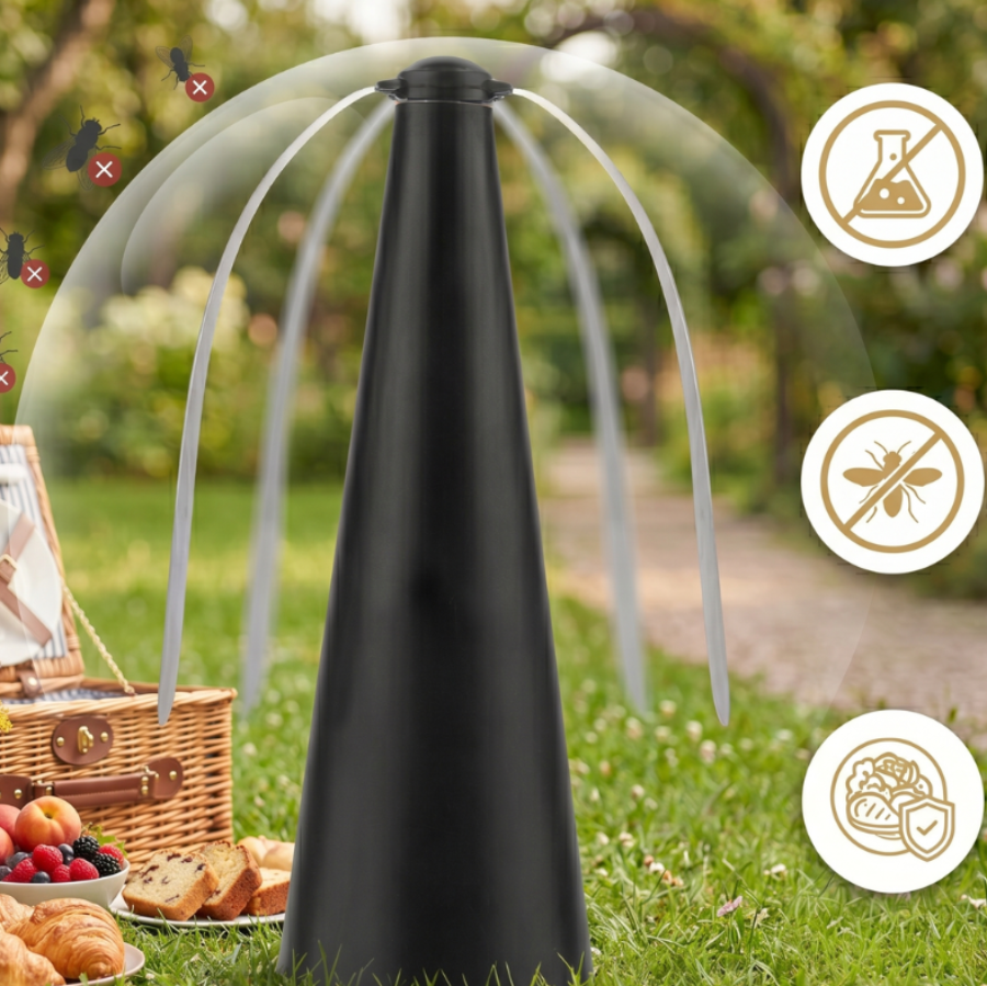 Evo Insect Repellent Table Fan – Chemical-Free Fly Deterrent for Outdoor Dining 0