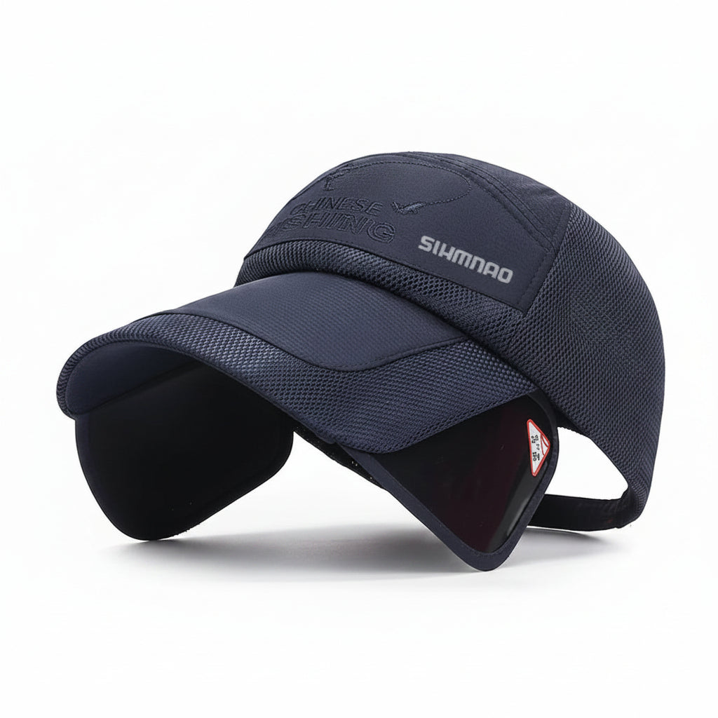 Falcon Men's Outdoor Fishing Hat – Breathable Mesh for UV Protection 9