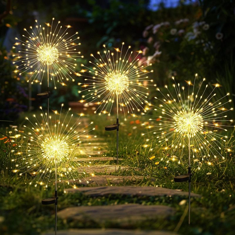 Gleam Outdoor Solar Garden Lights – 120 LED Flexible Fairy Lights for Nighttime Ambiance 0