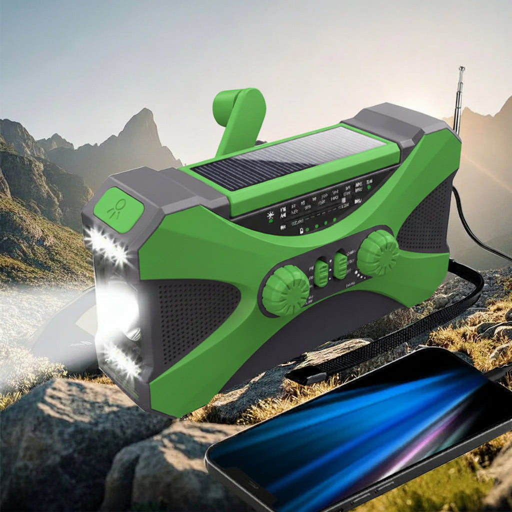 Havren Hand Crank Radio – Multi-Power Emergency Device with NOAA Alerts 1