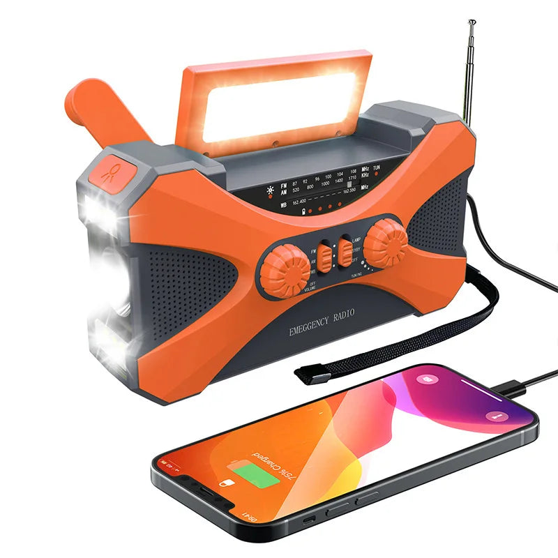 Havren Hand Crank Radio – Multi-Power Emergency Device with NOAA Alerts 7