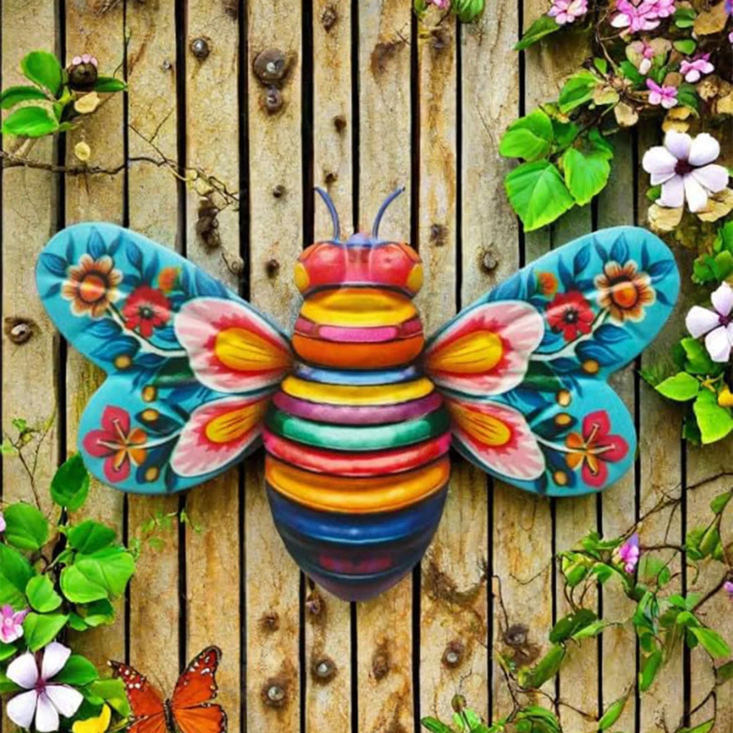 Ivara Outdoor Iron Wall Art – Durable Hanging Decor for Gardens and Courtyards 2