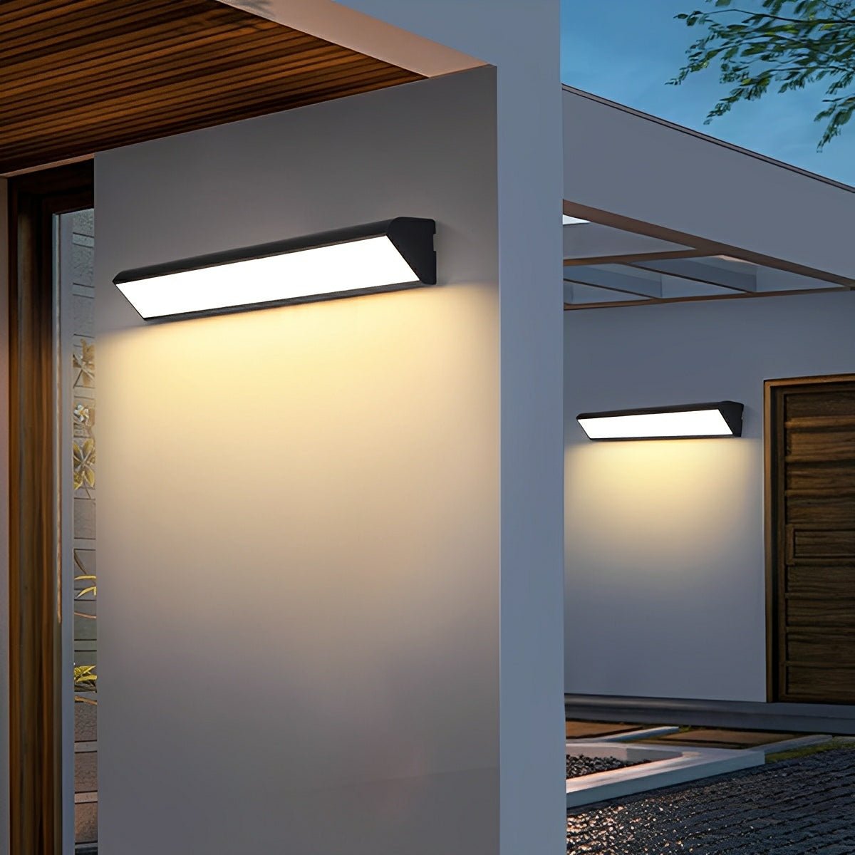 Liora Modern Outdoor Wall Light – Sleek LED Design for Stylish Garden Illumination 3