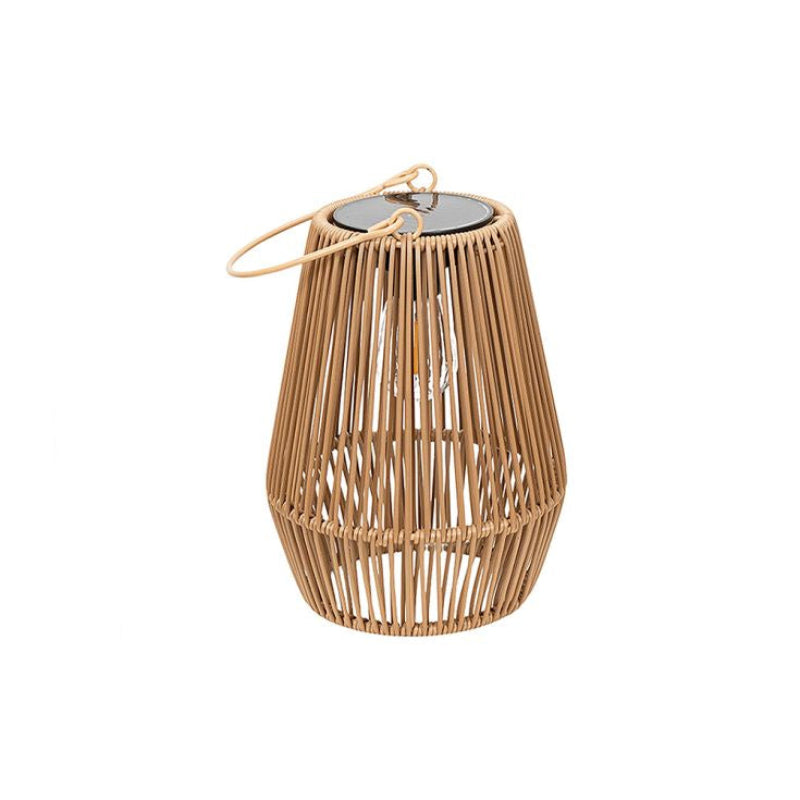 Marlo Outdoor Solar Lantern – Rattan Design Solar Powered Light for Patios 4