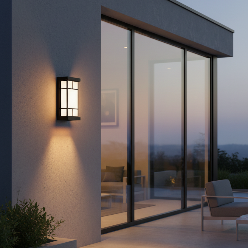 Orivon Outdoor Wall Light – Radar Motion Sensor Energy-Efficient Illumination 2