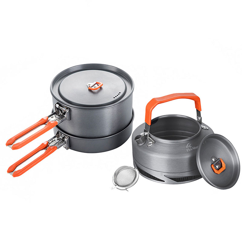 Pavo Camping Cookware Set – Lightweight Hard Alumina Cookset for Outdoor Cooking 4