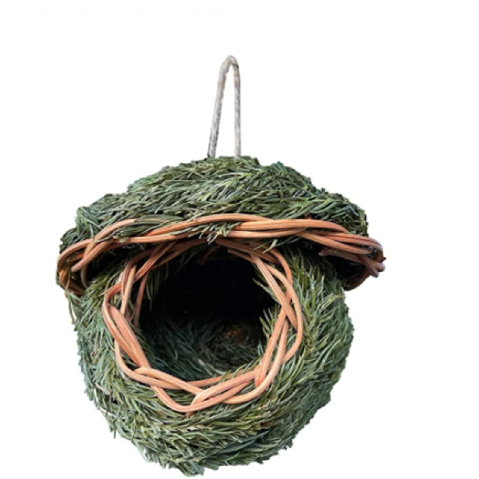 Pavo Outdoor Bird Nesting Box – Hand-Woven Natural Shelter for Small Birds 6