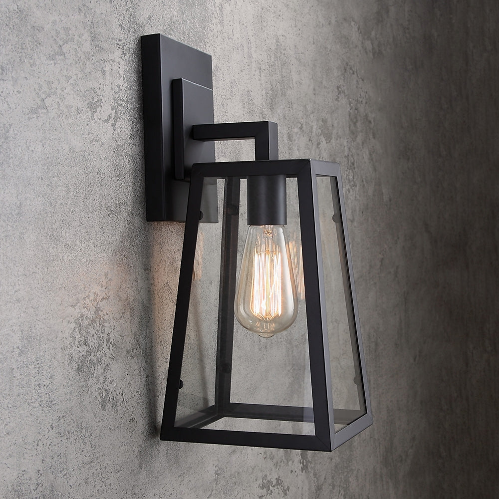 Ravion Outdoor Wall Lantern – Vintage Matte Black Design for Outdoor Lighting 6