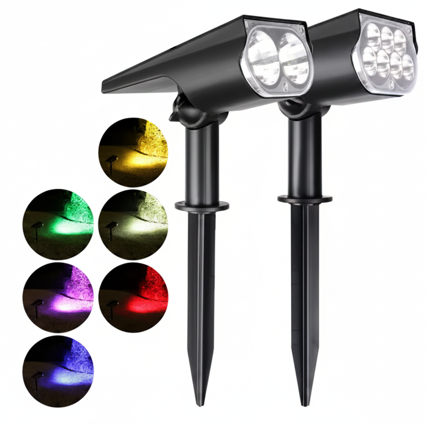 Tasvion Outdoor Adjustable Solar LED Spotlight
