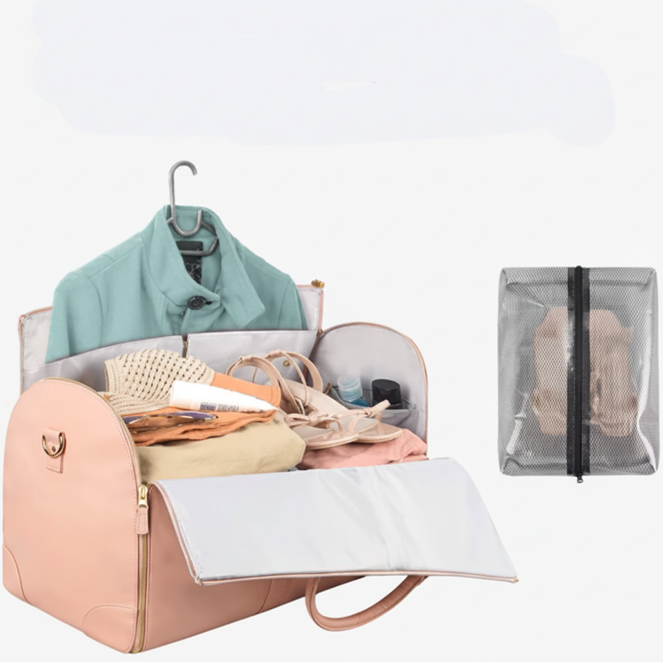 VoyaLux Garment Travel Bag – Waterproof Folding Duffle