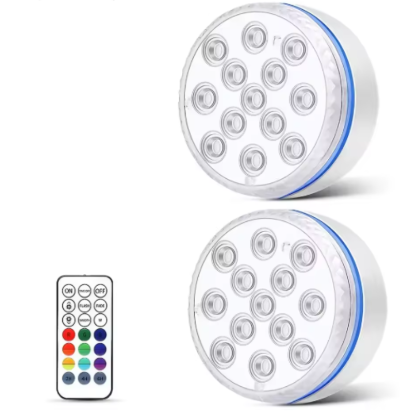 AquaLume Submersible Pool Light – Waterproof Remote LED