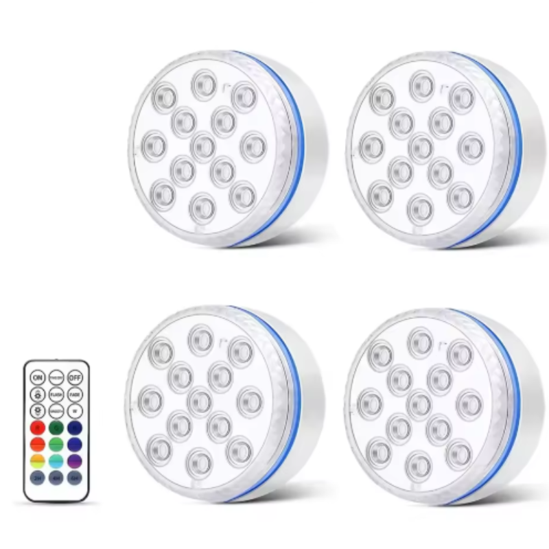 AquaLume Submersible Pool Light – Waterproof Remote LED