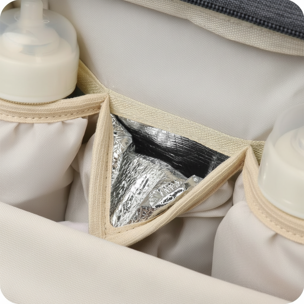 Nestora Baby Diaper Backpack with Waterproof Organised Storage
