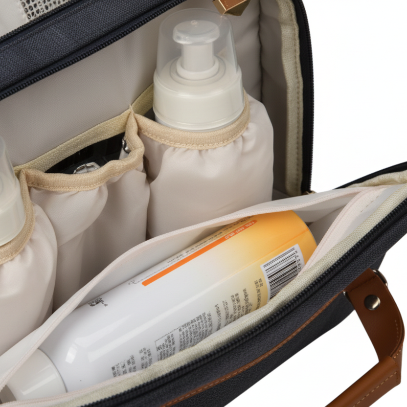 Nestora Baby Diaper Backpack with Waterproof Organised Storage