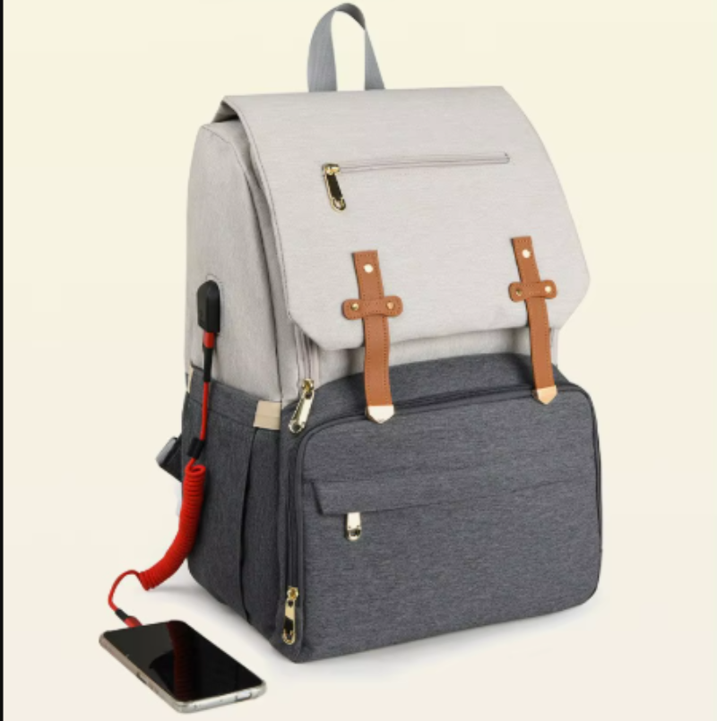 Nestora Baby Diaper Backpack with Waterproof Organised Storage