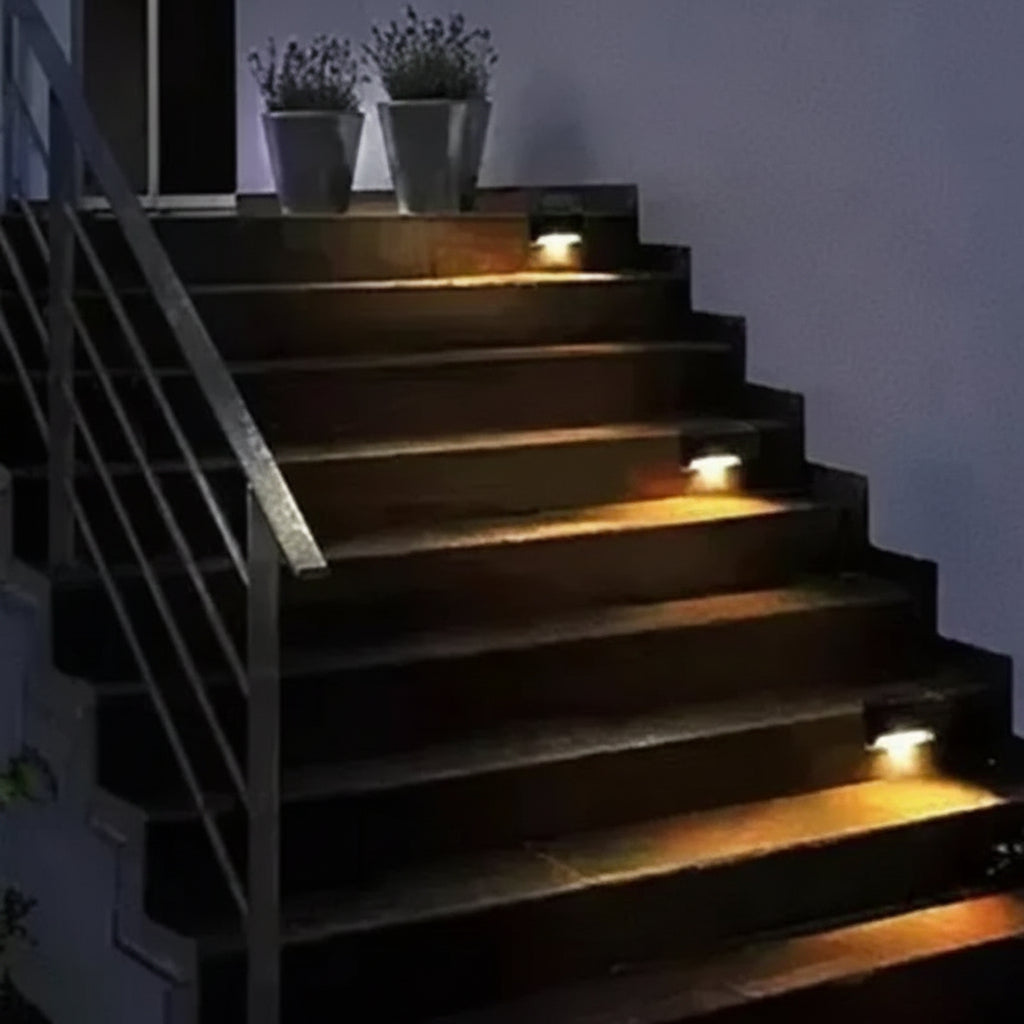 Solara Outdoor Solar Deck Lights – Waterproof Step Lamps for Safe Garden Illumination 0