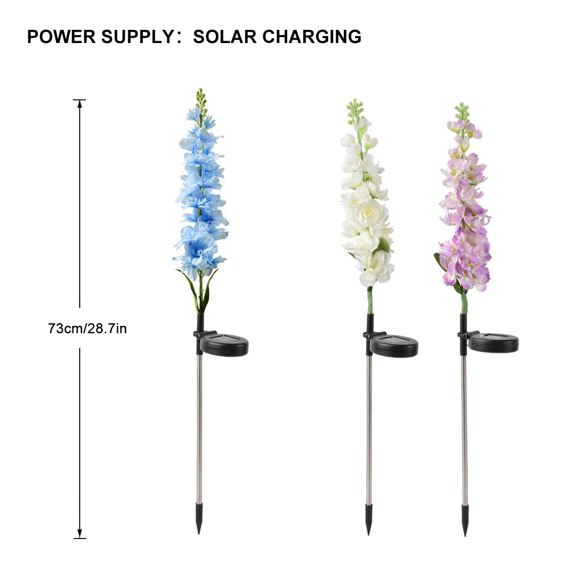Solara Outdoor Solar Flower Light – Waterproof Garden and Patio Decor 2