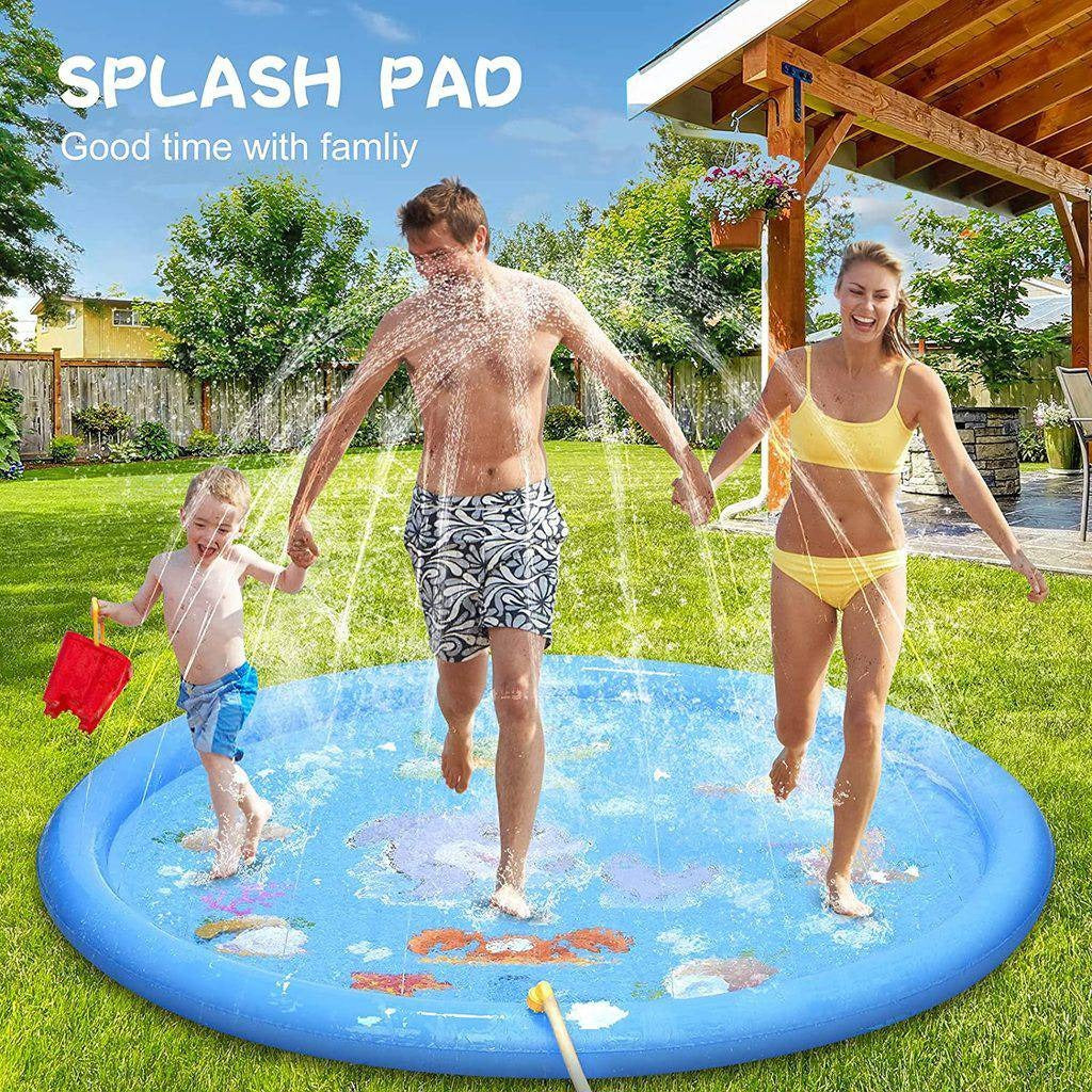 Spero Kids' Outdoor Splash Pad – Adjustable Sprinkler for Safe Water Play 4