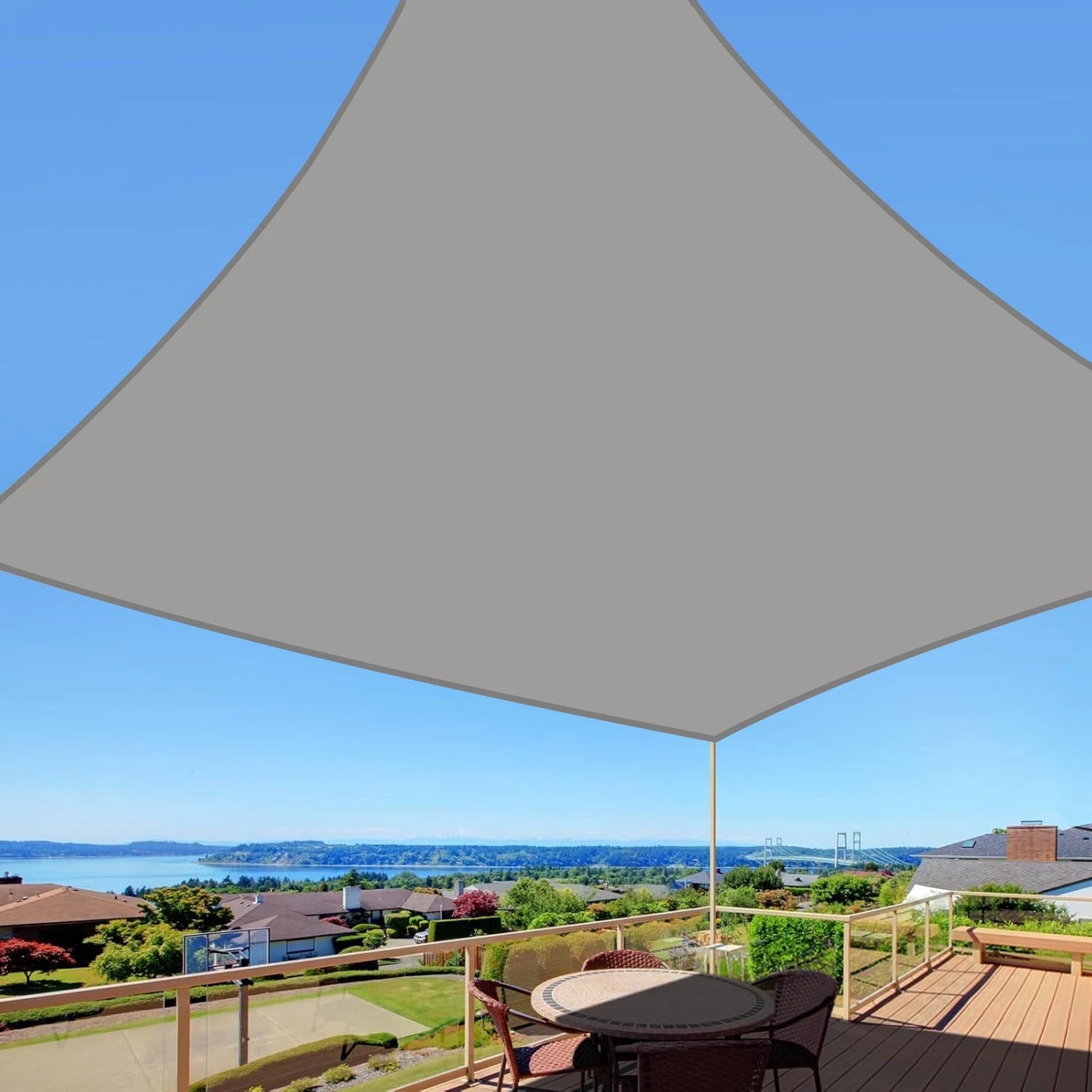 Travo Outdoor Waterproof Shade Sail – Durable UV Protection for Gardens 3