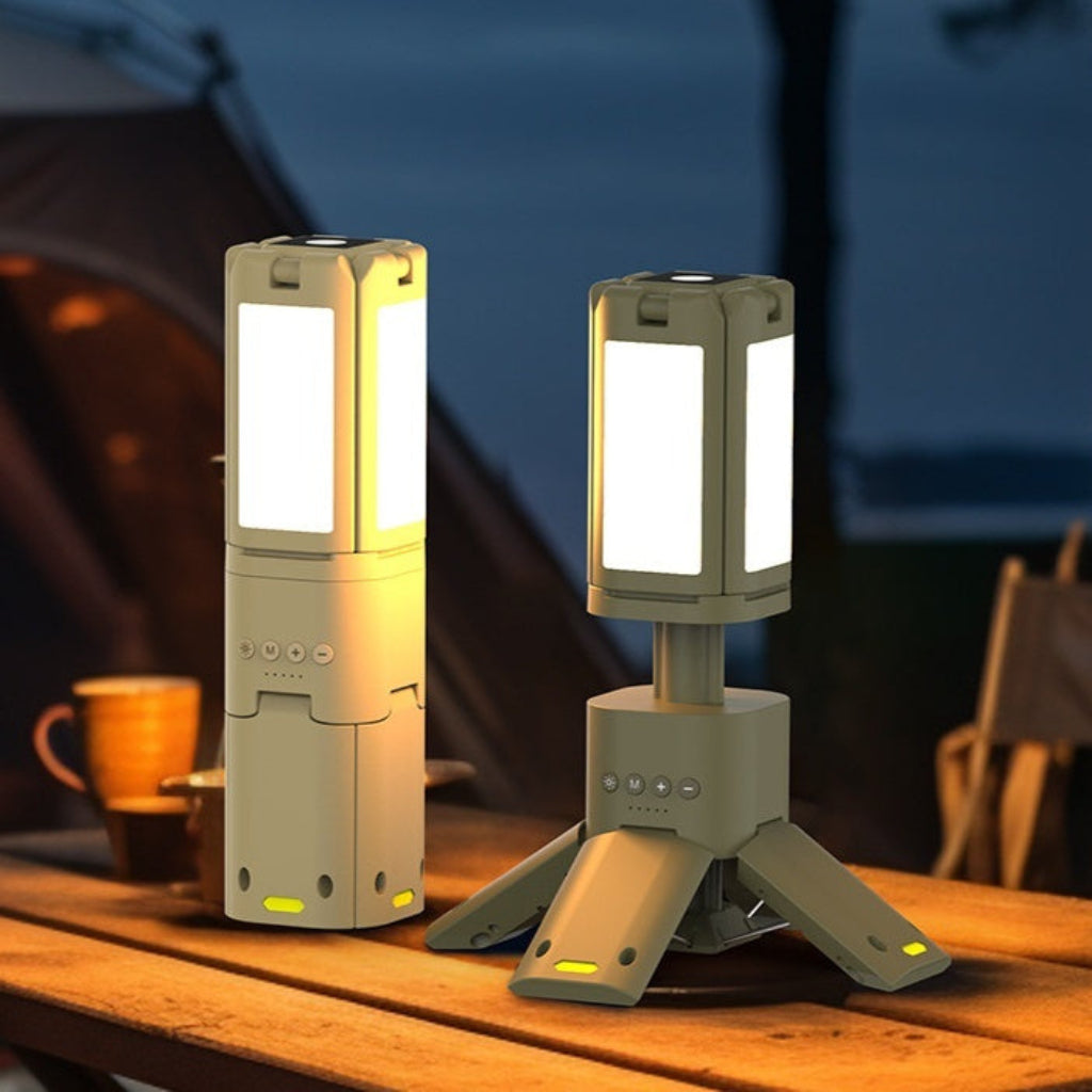 Ulyra Outdoor Camping Lantern – Long-Lasting Folding Design with Bluetooth Speaker 1