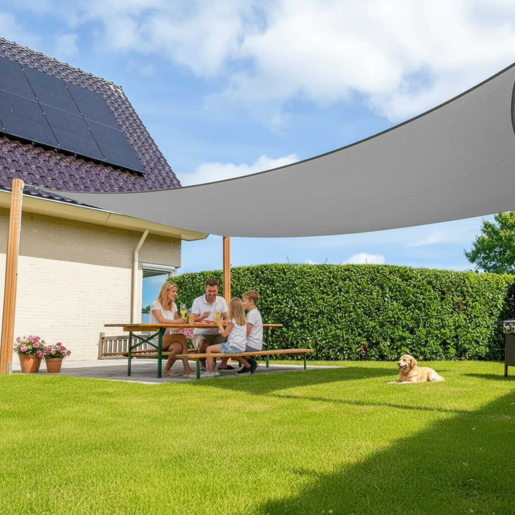 Vera Outdoor Waterproof Shade Sail – UV-Resistant Protection for Gardens 2