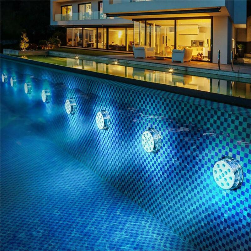 WaveGlow LED Pool Light – Waterproof Floating Pool Light with Remote Control 0