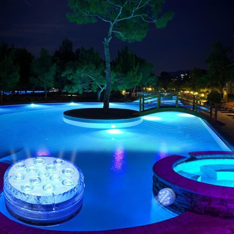 WaveGlow LED Pool Light – Waterproof Floating Pool Light with Remote Control 5