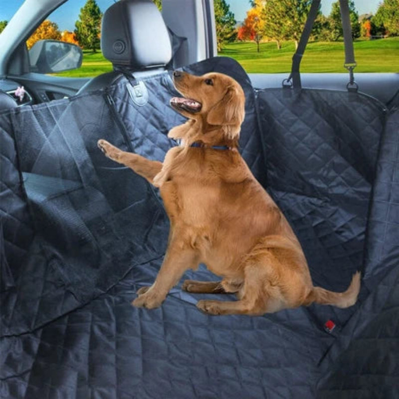 WaveGuard Dog Car Seat Cover – Waterproof Protection for Back Seat Travel 1