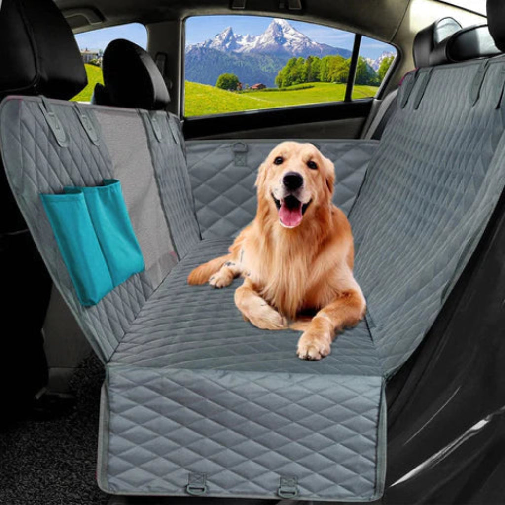 WaveGuard Dog Car Seat Cover – Waterproof Protection for Back Seat Travel 2