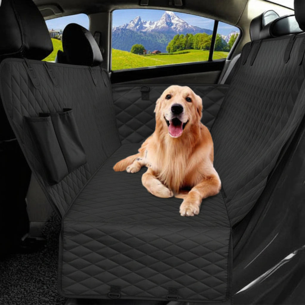 WaveGuard Dog Car Seat Cover – Waterproof Protection for Back Seat Travel 2