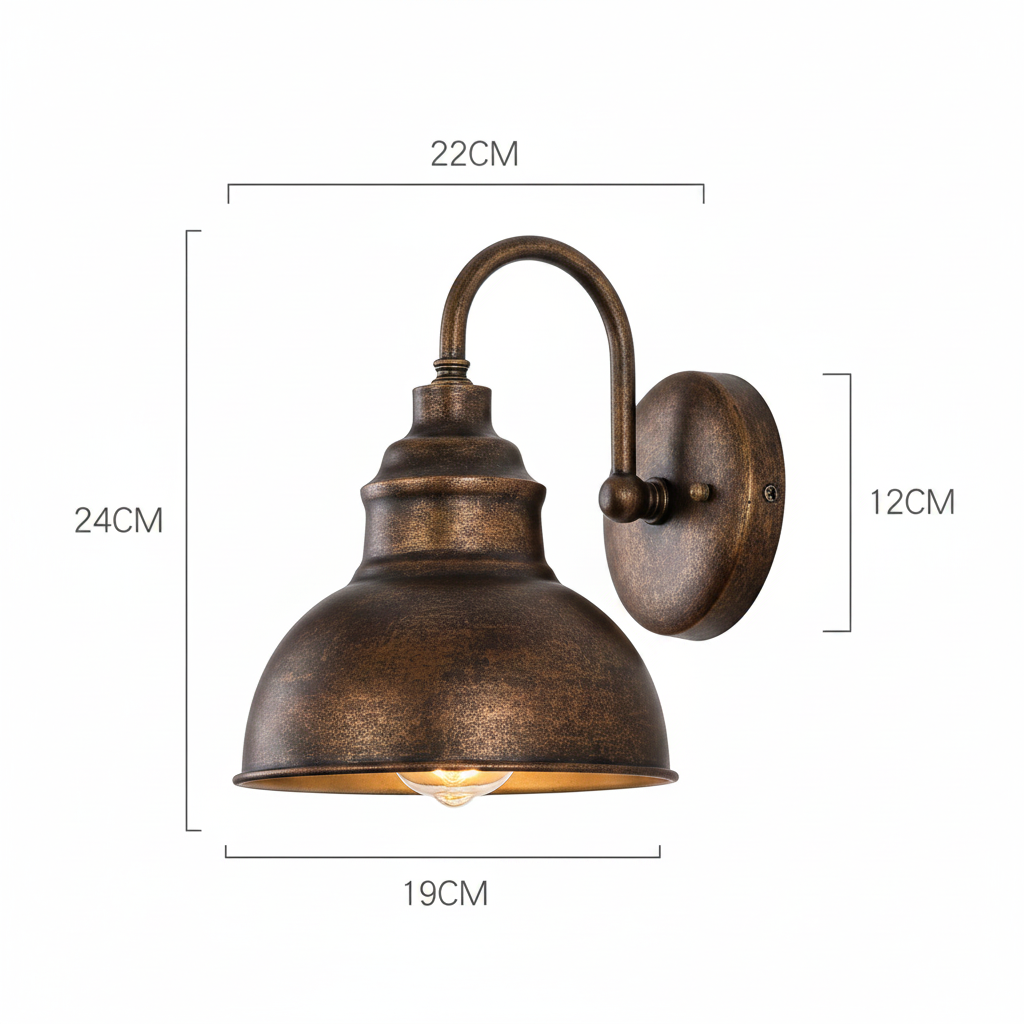 Alderwick Outdoor Wall Lantern – Timeless Industrial Design for Stylish Garden Illumination 4