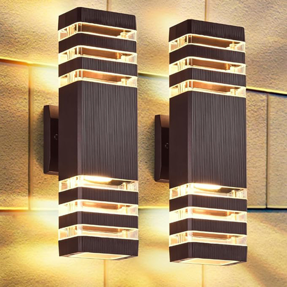 Arvento Outdoor Wall Light – Modern Up Down Lantern for Stylish Illumination 2