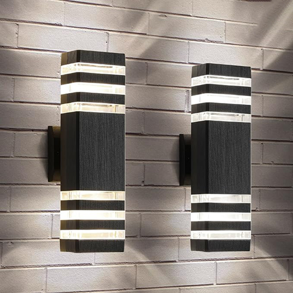 Arvento Outdoor Wall Light – Modern Up Down Lantern for Stylish Illumination 7