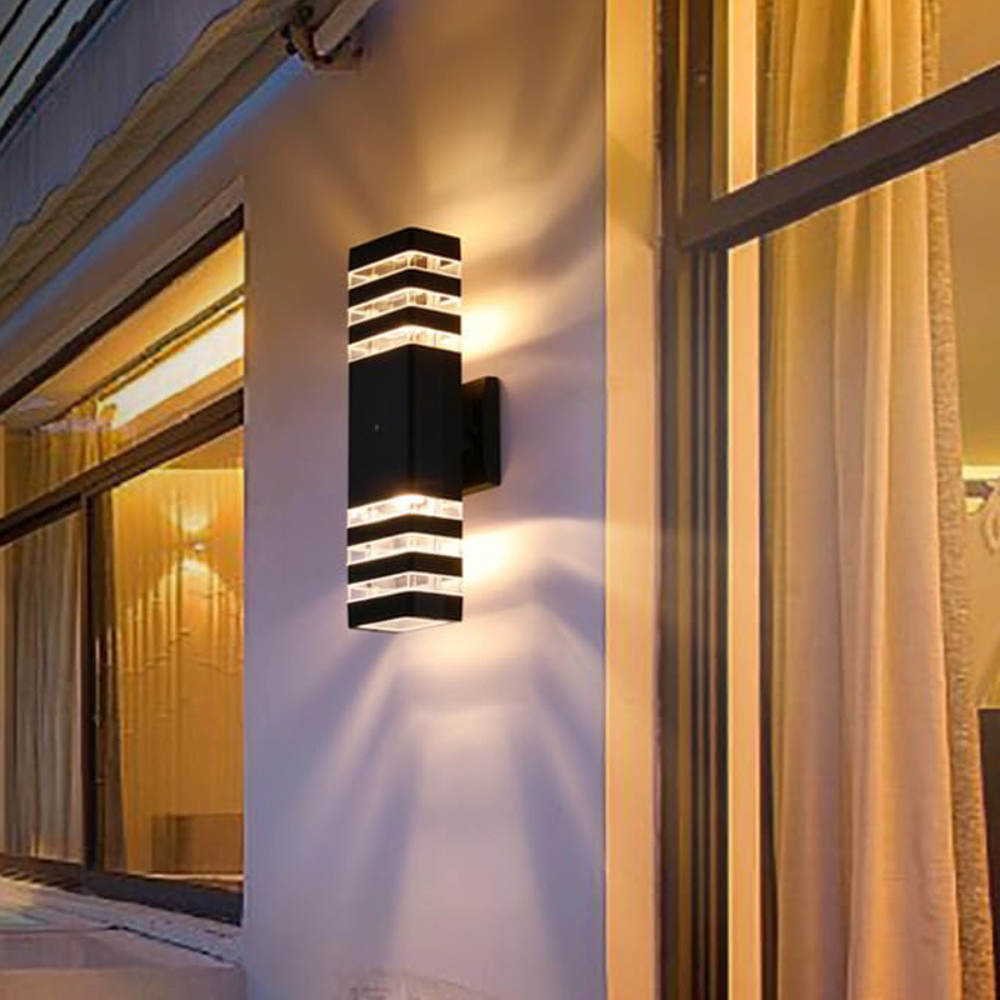 Arvento Outdoor Wall Light – Modern Up Down Lantern for Stylish Illumination 9