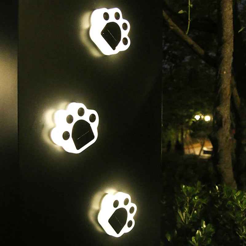 BreezePaw Outdoor Solar Garden Lights – Charming Footprint Decor for Pathways 4