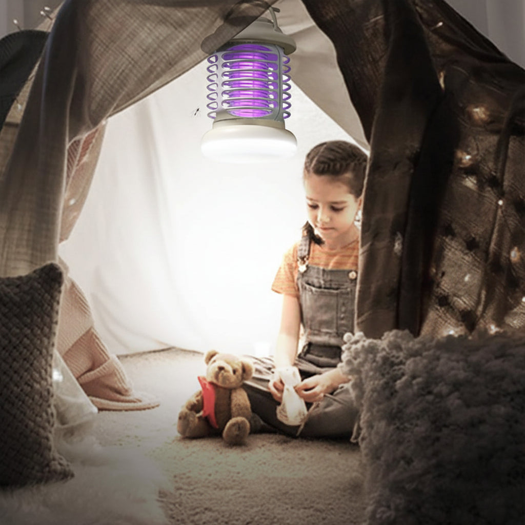 BreezePro Indoor Outdoor Mosquito Zapper – Rechargeable USB Insect Killer Lamp 4