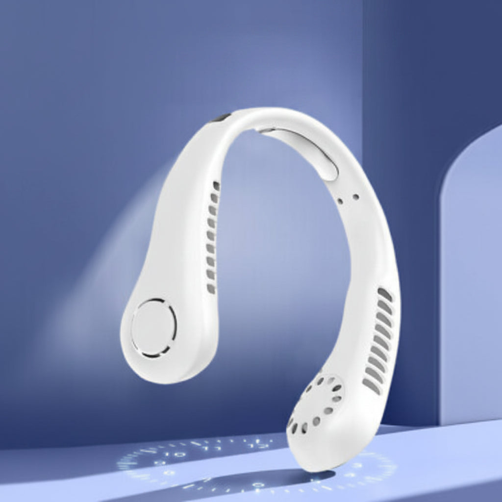 BreezeWear Unisex Neck Fan – Bladeless Design for Hands-Free Cooling Comfort 0