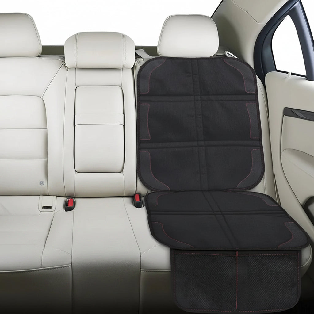 Caro Universal Car Seat Protector – Thick Padding with Storage Pockets 3