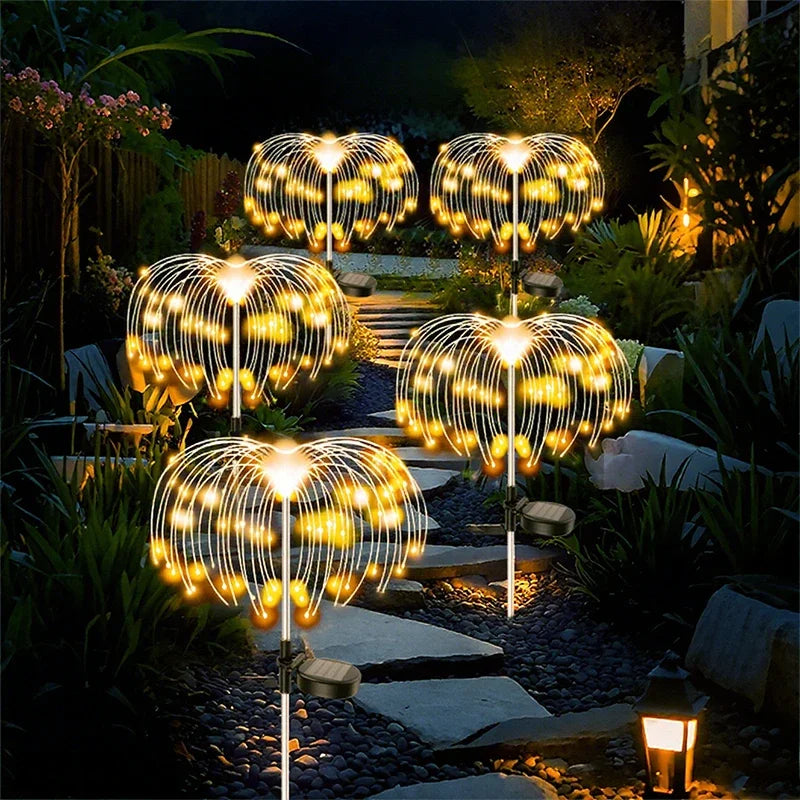Celestia Outdoor Solar Garden Lights – Waterproof LED Firework Design 0