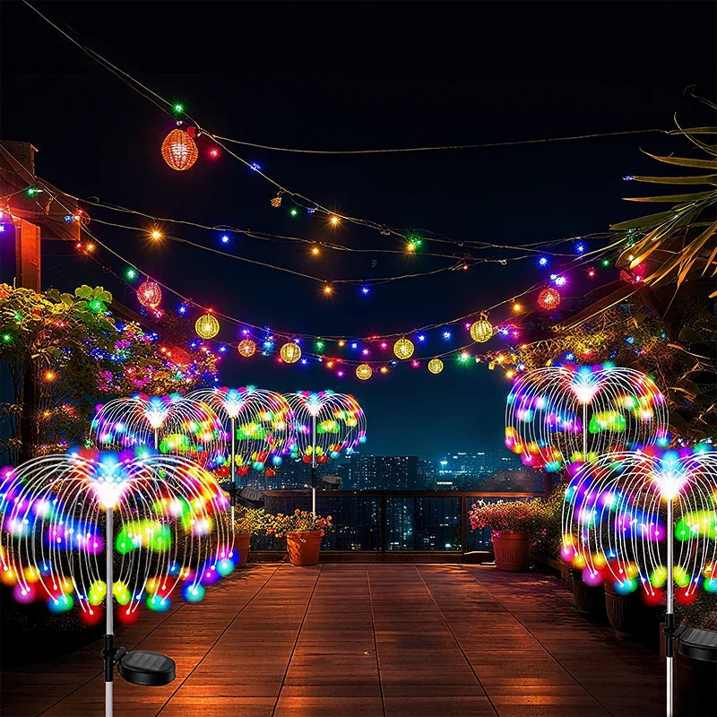 Celestia Outdoor Solar Garden Lights – Waterproof LED Firework Design 5