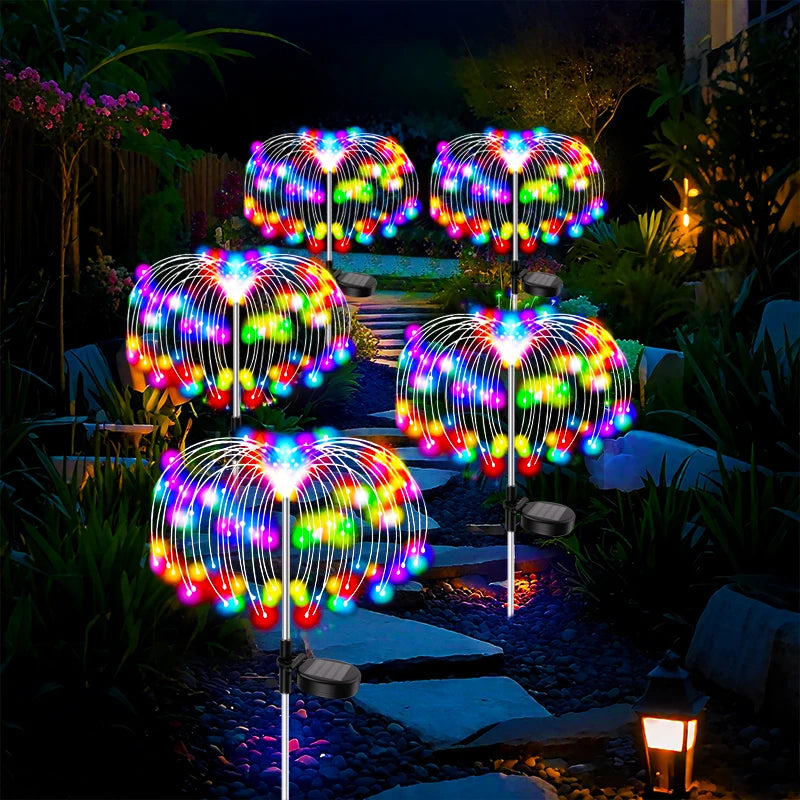 Celestia Outdoor Solar Garden Lights – Waterproof LED Firework Design 7