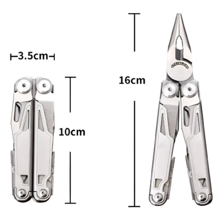 CleverMate Outdoor Multitool – 18-in-1 Compact Utility Tool for Camping 2