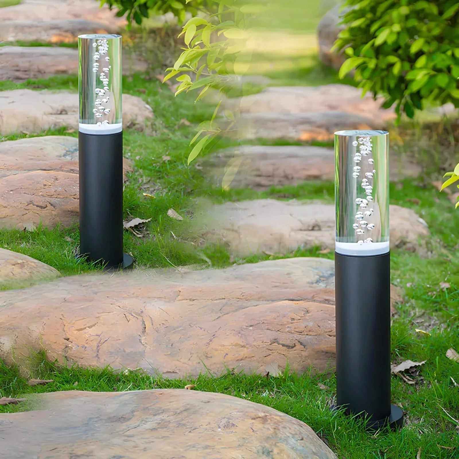 Everglow Outdoor Black Pathway Light – Modern LED Garden Illumination for Safe Walkways 0