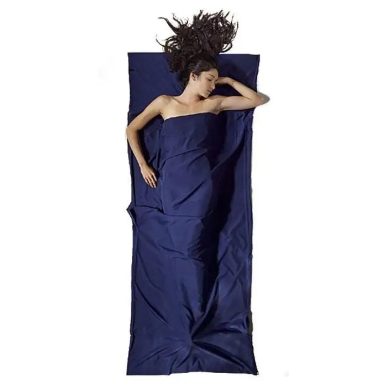 Gleam Adults' Cotton Sleeping Bag Liner – Lightweight Warmth for Travel 3