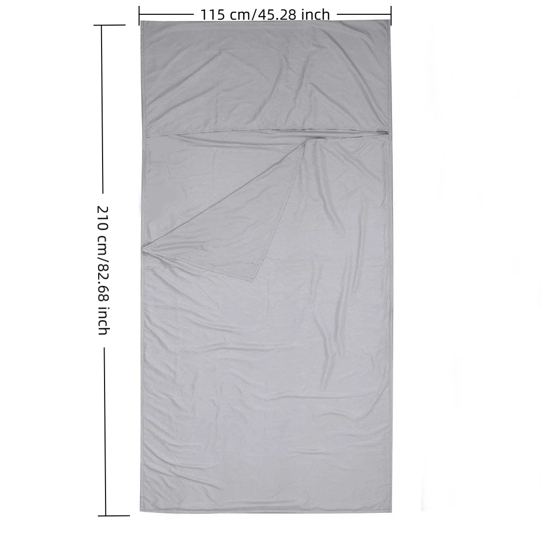 Gleam Adults' Cotton Sleeping Bag Liner – Lightweight Warmth for Travel 6